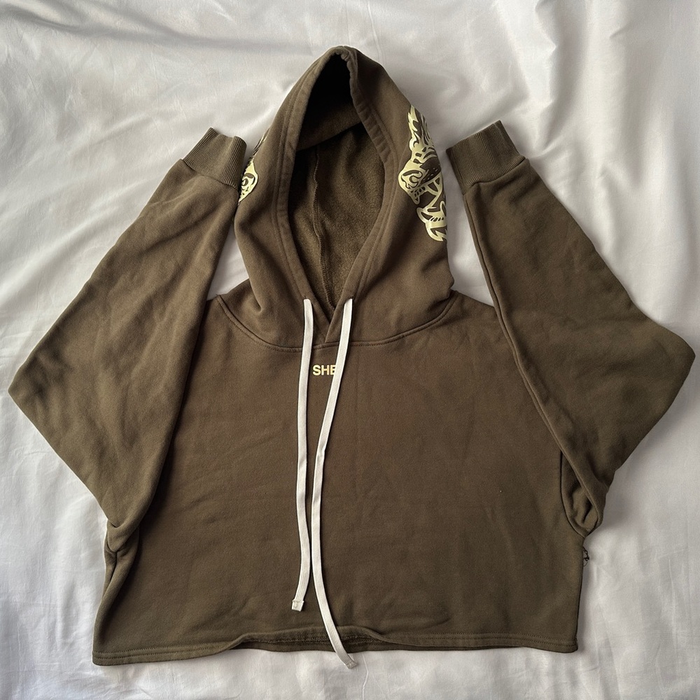Inner wolf Cropped Hoodie